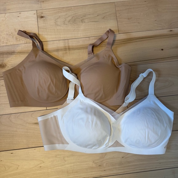 Honeylove Other - Honeylove Crossover Bra Set - White and Tan Size 2X